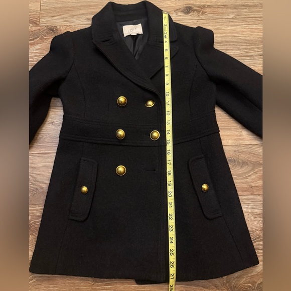 AT Black Pea Coat - Picture 7 of 7